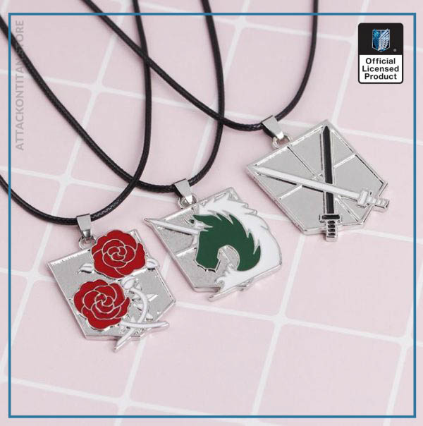 Attack on Titan Necklace - Wings of Liberty Shingeki No Kyojin Silver & Gold Necklace - Image 5