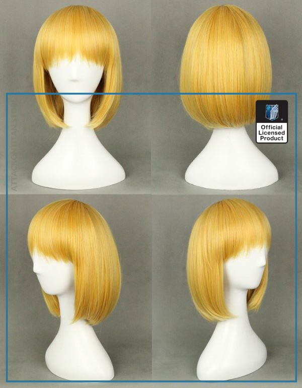 Attack On Titan Cosplay Merch: Armin Arlert Short Silky Cosplay Wig - Image 2