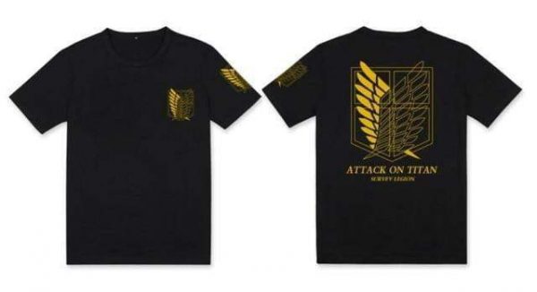 Attack On Titan t shirt mens clothing streetwear t-shirt anime Official Attack On Titan Merch