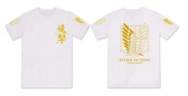 Attack On Titan t shirt mens clothing streetwear t-shirt anime Official Attack On Titan Merch