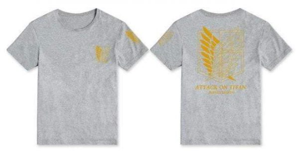 Attack On Titan t shirt mens clothing streetwear t-shirt anime Official Attack On Titan Merch