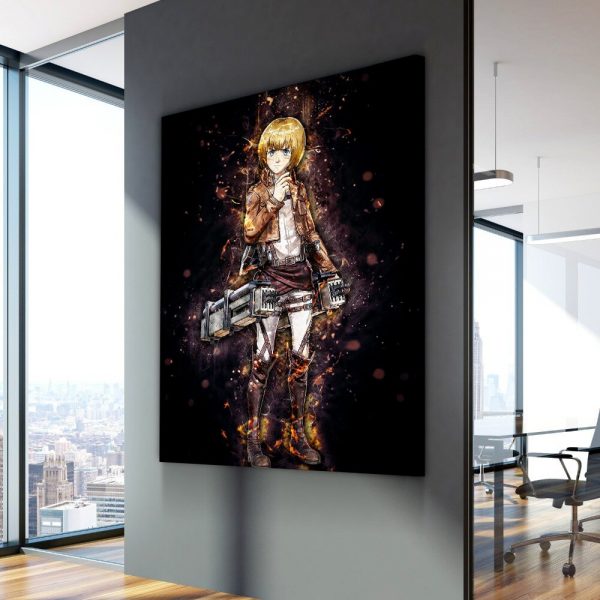 Attack On Titan Poster Merch: Armin Arlert Printed Canvas Poster - Image 4