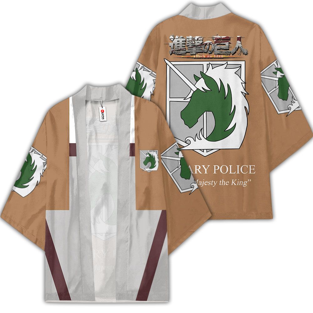 Attack on Titan Kimono - AOT Military Kimono Custom Merch  Clothes GOT1308