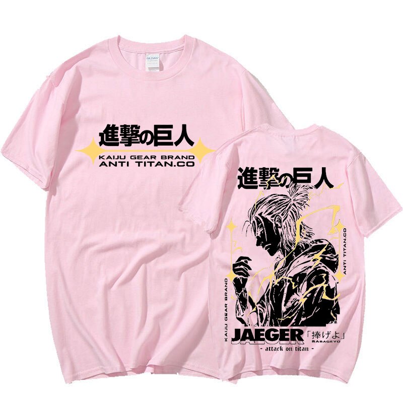 Attack On Titan T-shirts - Eren Jaeger Double Sided Graphic T-shirt