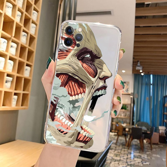 Attack On Titan Cases - Colossal Titan Soft Clear Phone Case